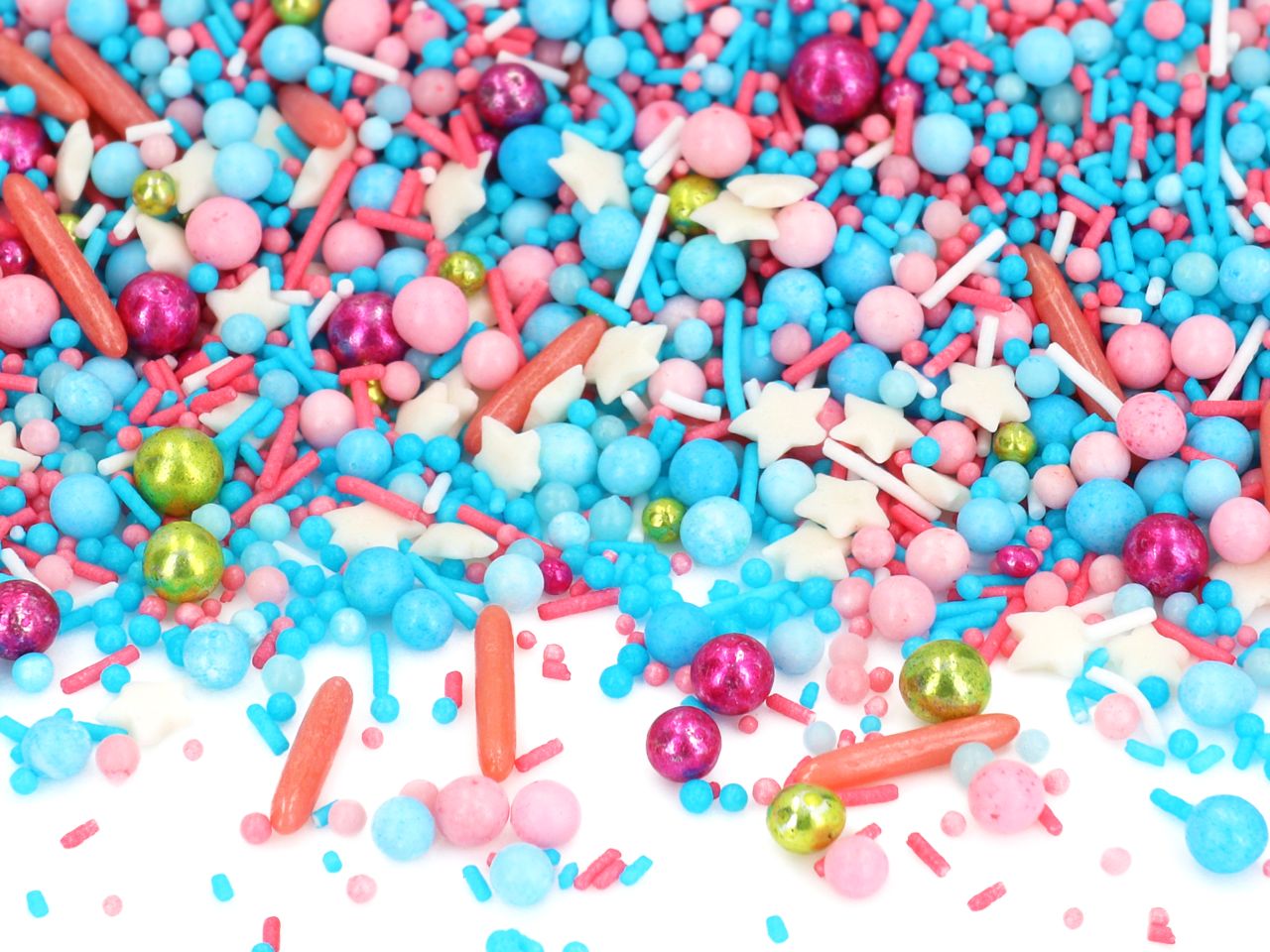 Colored Rice Balls for Ice Cream